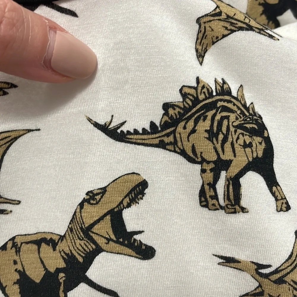 Kate Quinn Varsity Sleeve Dino Romper
